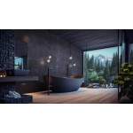 Фасад LuxeForm Idea FN-051 IS Огненный бетон, текстурная поверхность с обеих сторон:тактильность, комфорт и эстетика, толщина 17,7мм, основа МДФ